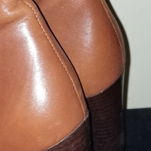 Anne Klein ankle leather boot size 9 - Picture 5 of 8